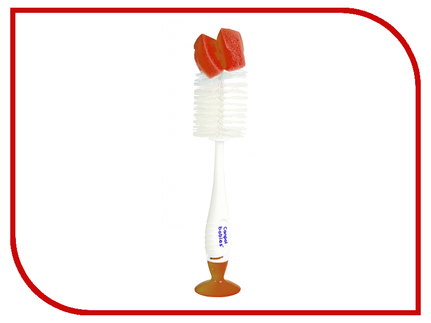 

Ершик для мытья бутылочек и сосок Canpol 56/122 Red 250930549