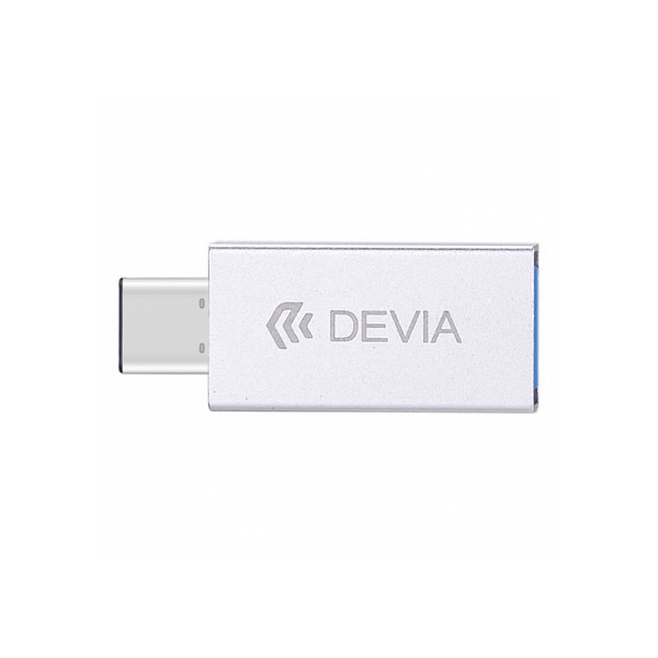 фото Аксессуар Devia iTec 2 Type-C To USB 3.0 Silver
