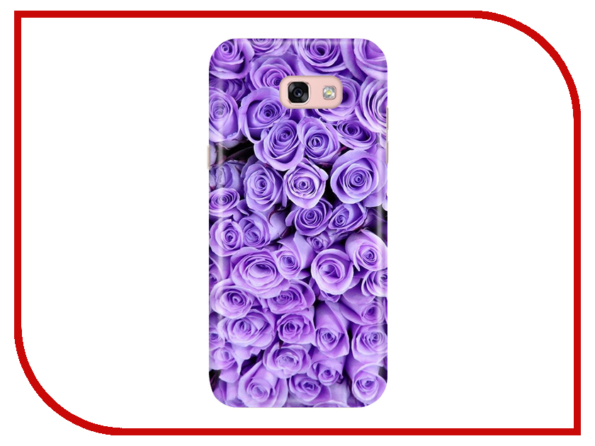 фото Аксессуар Чехол Samsung Galaxy A5 2017 A520 With Love. Moscow Purple Flowers 6910