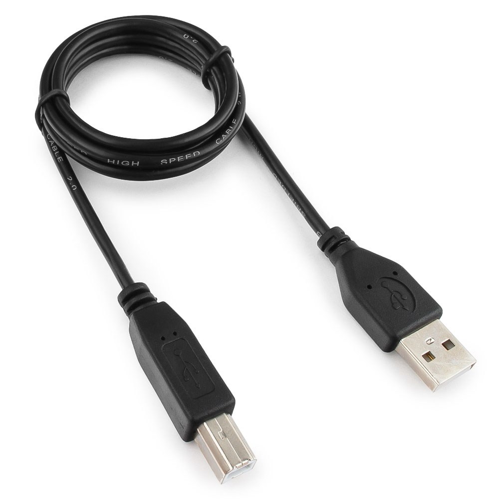 Аксессуар Гарнизон USB 2.0 AM/BM 1m GCC-USB2-AMBM-1M кабель cablexpert usb a usb b m m 3м transparent ccf usb2 ambm tr 10