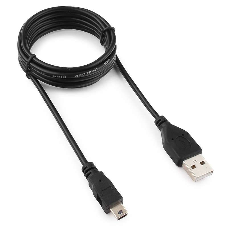 фото Аксессуар гарнизон usb 2.0 am/minibm 5p 1.8m gcc-usb2-am5p-1.8m