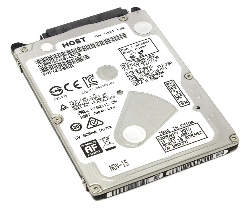 фото Жесткий диск HGST 7200RPM 32MB Z7K500.B 1W10098 500Gb HTS725050B7E630