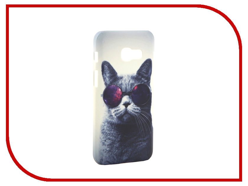 фото Аксессуар Чехол Samsung Galaxy A3 2017 A320 With Love. Moscow Cat with Glasses 6988