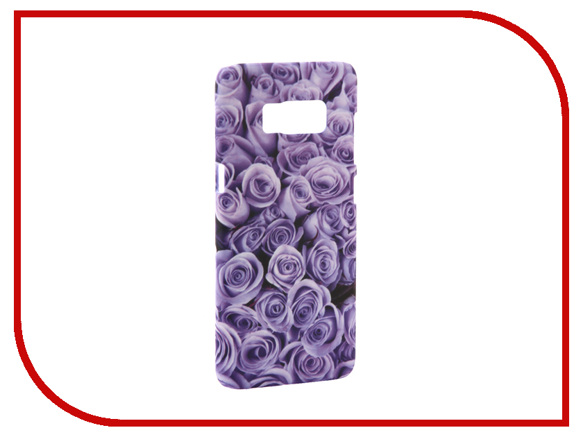 фото Аксессуар Чехол Samsung Galaxy S8 With Love. Moscow Purple Flowers 7022