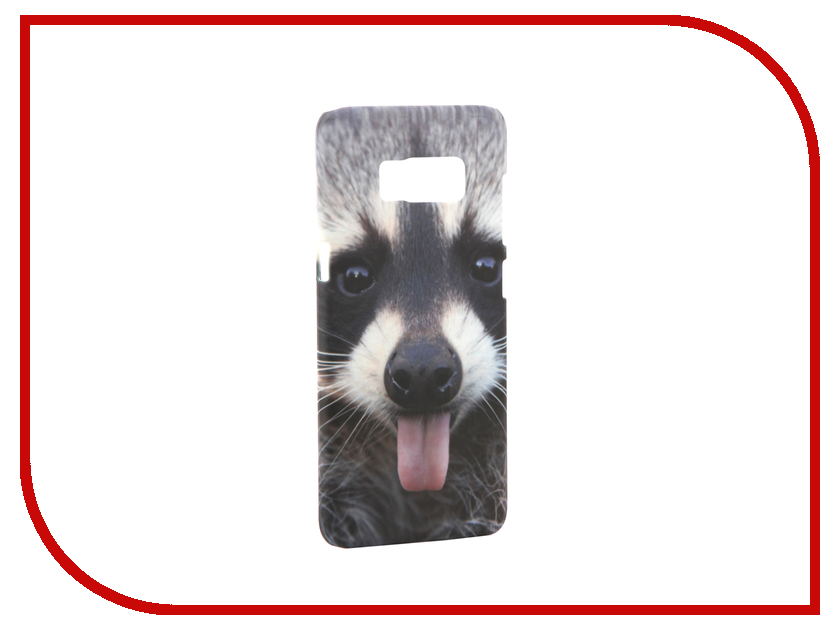 фото Аксессуар Чехол Samsung Galaxy S8 With Love. Moscow Raccoon 7036