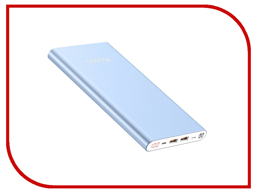 фото Аккумулятор Yoobao Power Bank A2 Slim 20000mAh Cyan