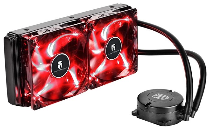

Водяное охлаждение DeepCool Maelstrom 240T Red (ALL Socket), Maelstrom 240T