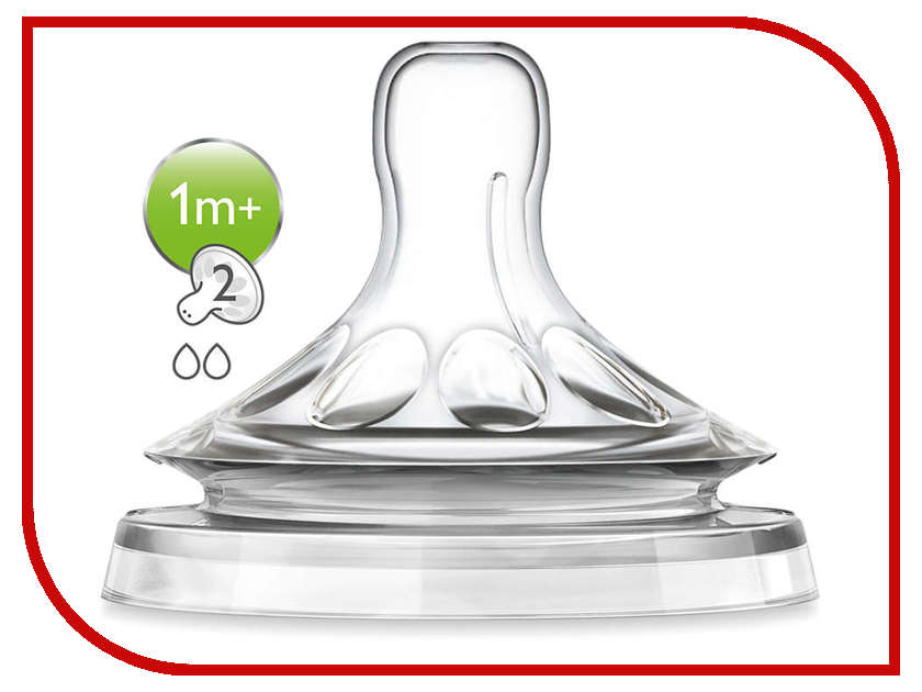 

Соска Philips Avent Natural SCF652/27 медленный поток (2шт) 80520