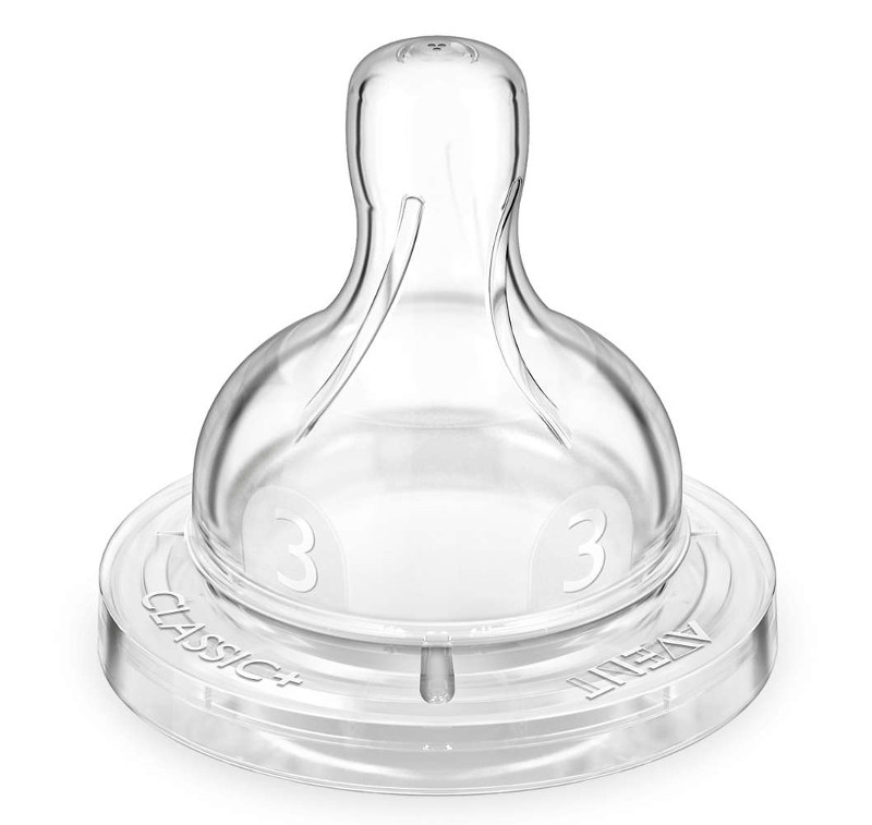 фото Соска philips avent classic + scf633/27 средний поток (2шт) 82830