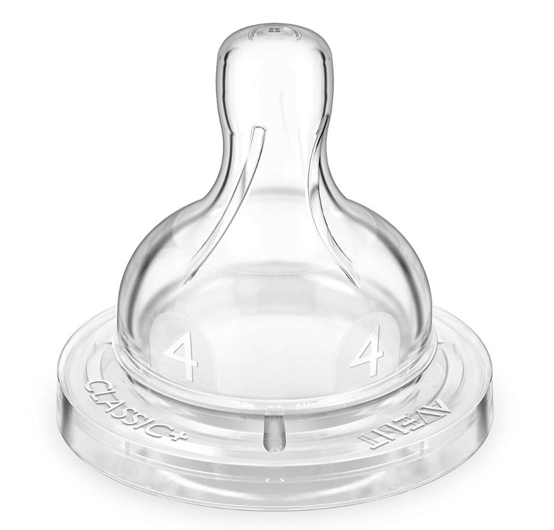 фото Соска philips avent classic + scf634/27 быстрый поток (2шт) 82840