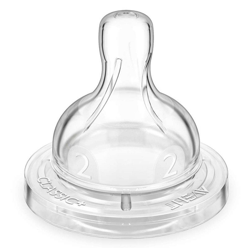 фото Соска philips avent classic + scf632/27 медленный поток (2шт) 82820