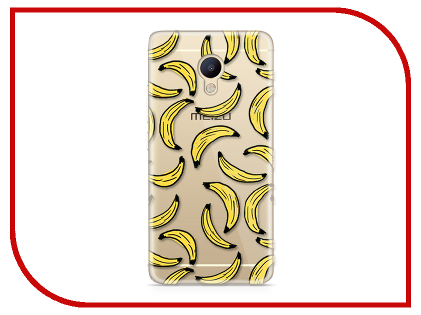 фото Аксессуар Чехол Meizu M5 Note With Love. Moscow Silicone Bananas 6754