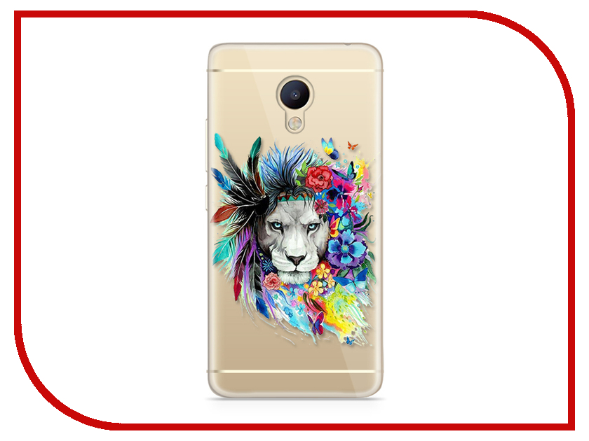 фото Аксессуар Чехол Meizu M5 Note With Love. Moscow Silicone Lion 3 6772