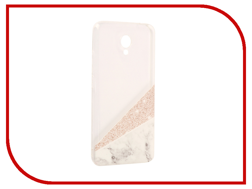 фото Аксессуар Чехол Meizu M5 Note With Love. Moscow Silicone Marble 6777