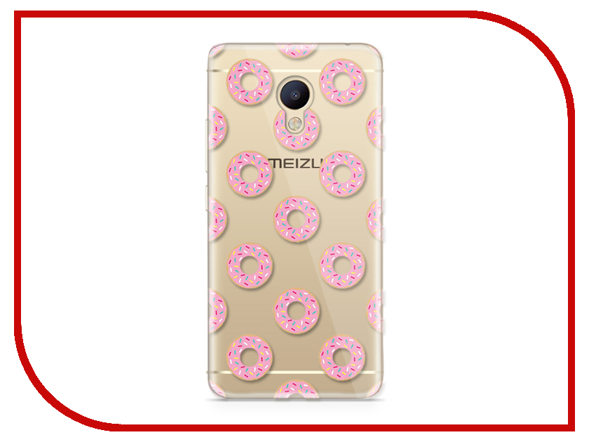 фото Аксессуар Чехол Meizu M5 Note With Love. Moscow Silicone Donuts 6781