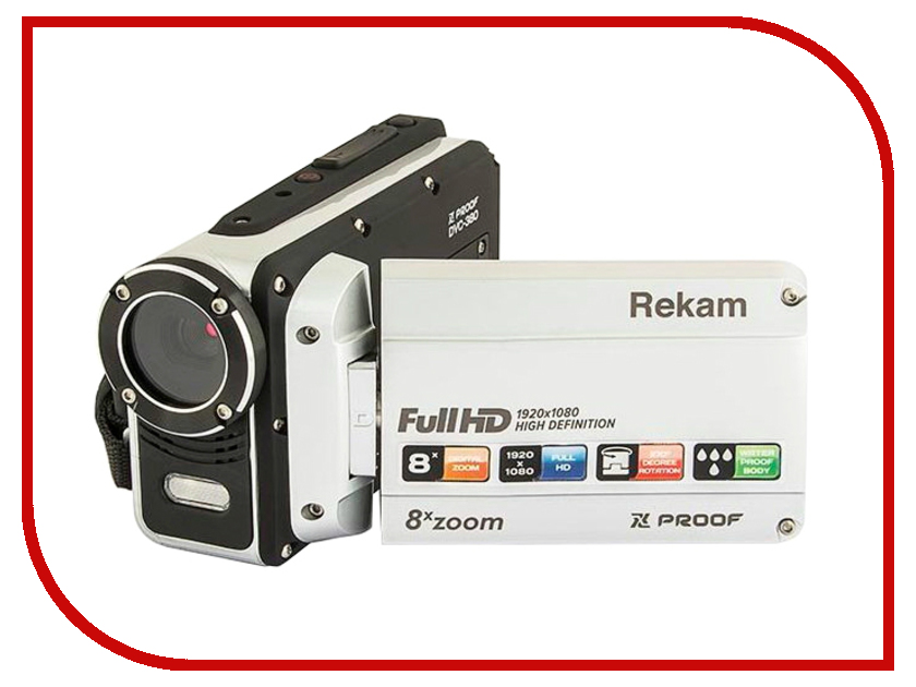 Zakazat.ru: Видеокамера Rekam Xproof DVC-380 Silver