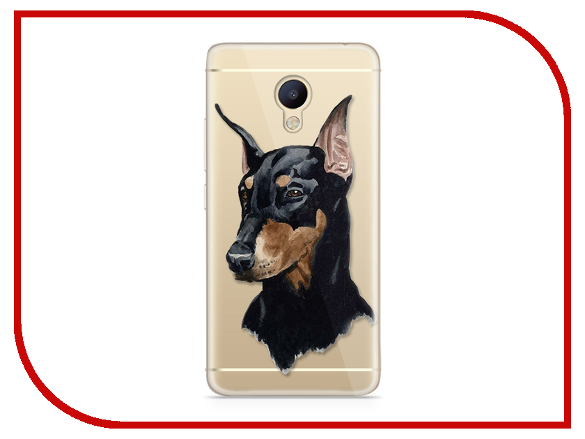 фото Аксессуар Чехол Meizu M5 Note With Love. Moscow Silicone Dog 6784