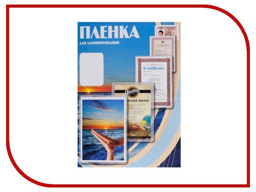 

Пленка для ламинирования Office Kit A6 111х154мм 75мкм 100шт глянцевая PLP111*154/75