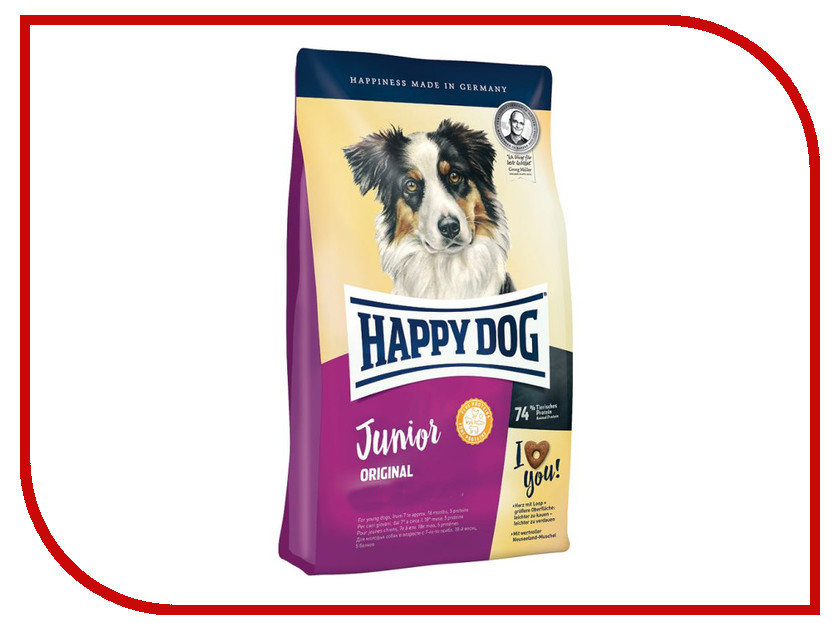 

Корм Happy Dog Junior Original - 4kg 60418 для щенков