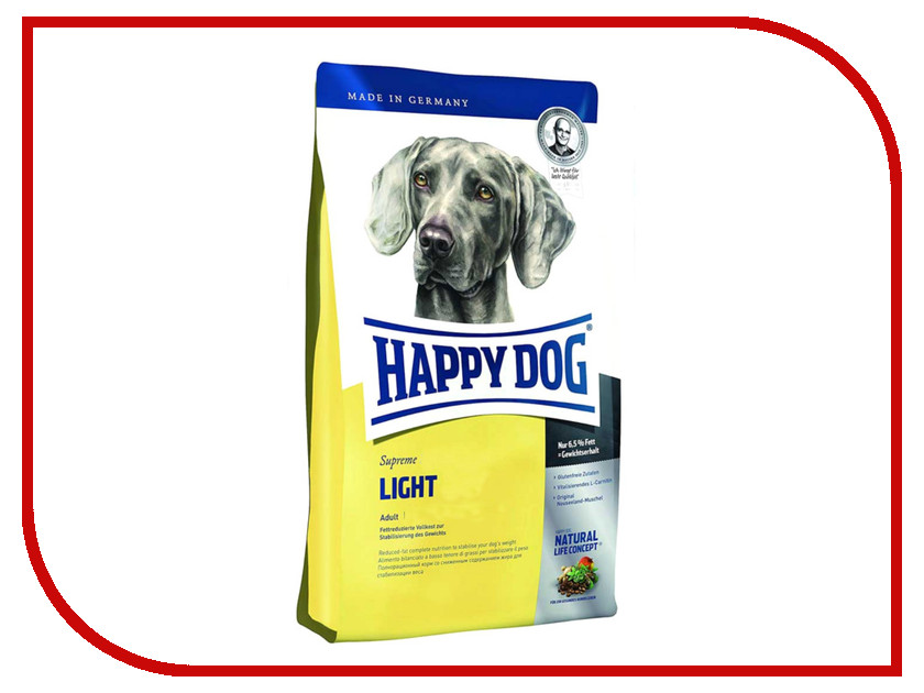 

Корм Happy Dog Fit Well Light Adult Weight Control - 4kg 60086 для собак