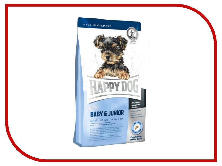 

Корм Happy Dog Mini - 1kg 03409 для щенков