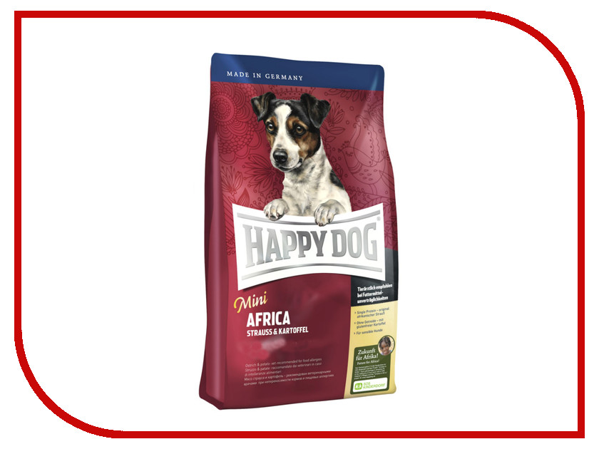 

Корм Happy Dog Mini Africa - 0.3kg 60123 для собак