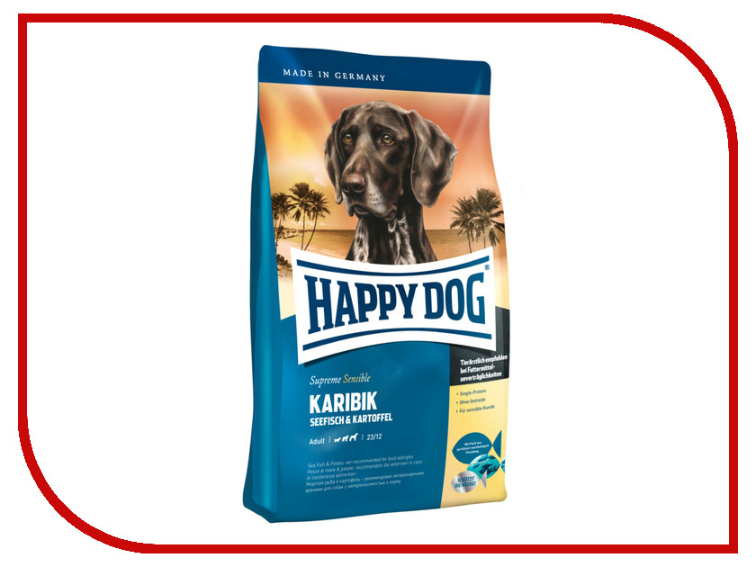

Корм Happy Dog Supreme Karibik - 1kg 03523 для собак