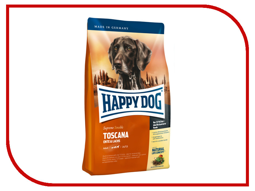 

Корм Happy Dog Supreme Toscana - 4kg 03541 для собак