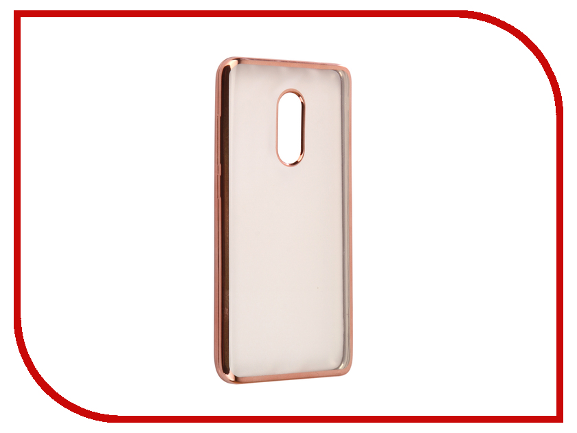 фото Аксессуар Чехол Xiaomi Redmi Note 4/4 Pro Svekla Flash Silicone Pink Frame SVF-XIREDN4-PINK