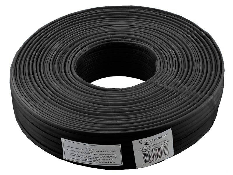 

Сетевой кабель Gembird TC1000S/bl-100m Black, TC1000S/bl-100m