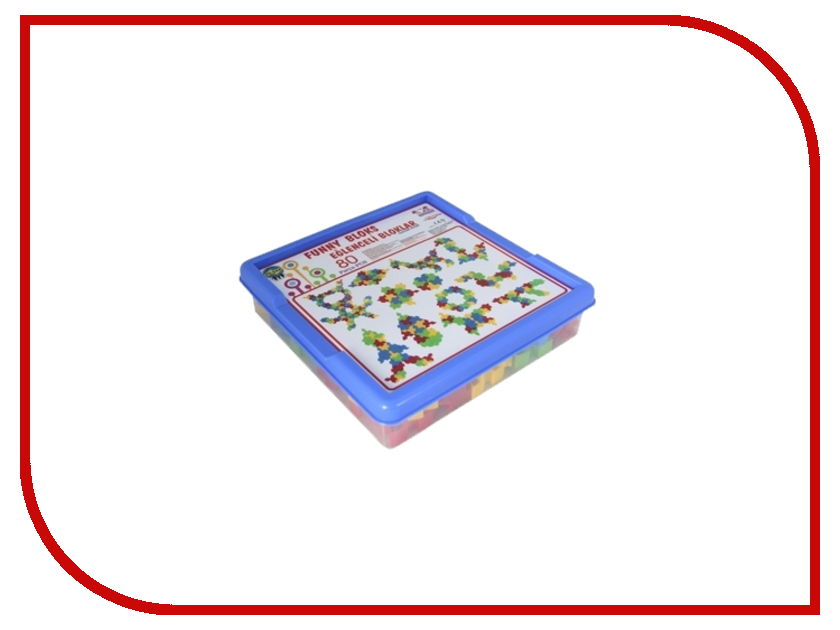 

Конструктор Pilsan Funny Blocks 80 дет. 03-259