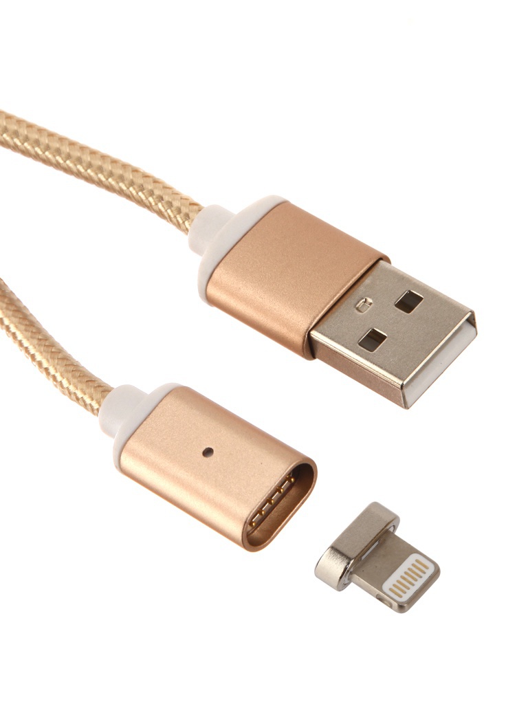 фото Аксессуар Red Line Magnetic USB - Lightning 8 pin Gold УТ000012859