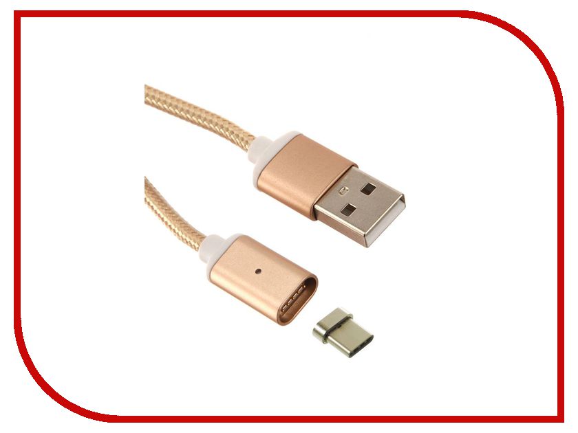 

Аксессуар Red Line Magnetic USB - USB Type-C Gold