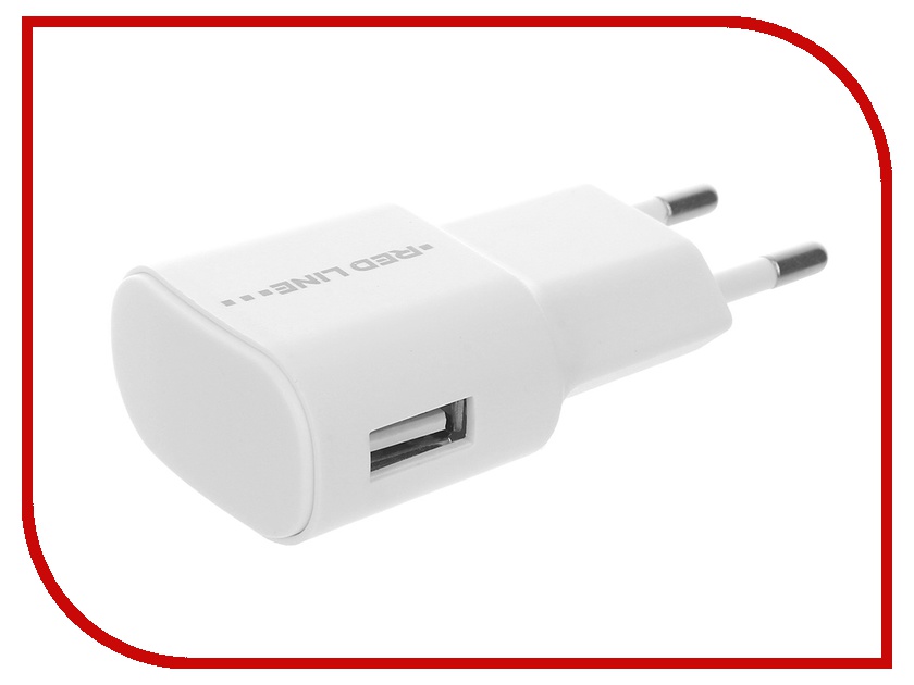фото Зарядное устройство Red Line Lite TC-1A 1xUSB 1A White + USB - micro USB White