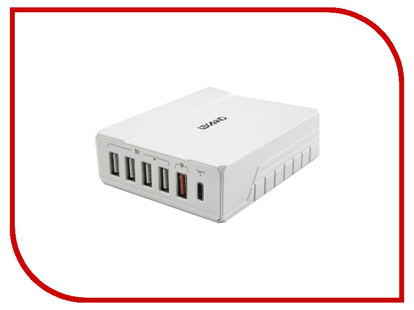 фото Зарядное устройство Lexand LP-6Q 6xUSB White