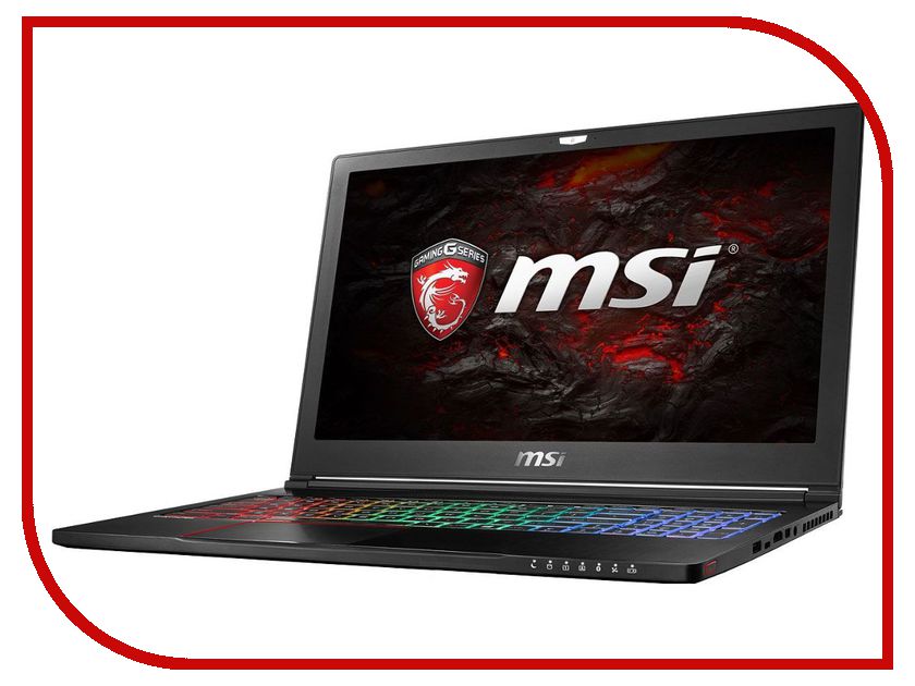 фото Ноутбук MSI GS63 7RD-066XRU 9S7-16K412-066 (Intel Core i7-7700HQ 2.8 GHz/16384Mb/256Gb SSD/No ODD/nVidia GeForce GTX 1050 2048Mb/Wi-Fi/Bluetooth/Cam/15.6/1920x1080/DOS)