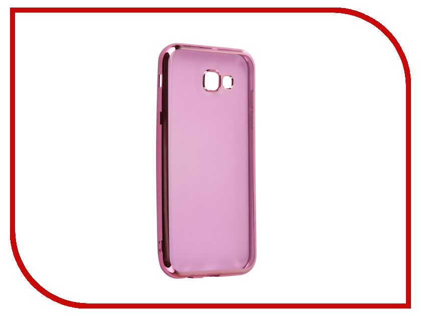 фото Аксессуар Чехол Samsung Galaxy A7 2017 A720F Svekla Flash Silicone Pink Frame SVF-SGA720F-PINK