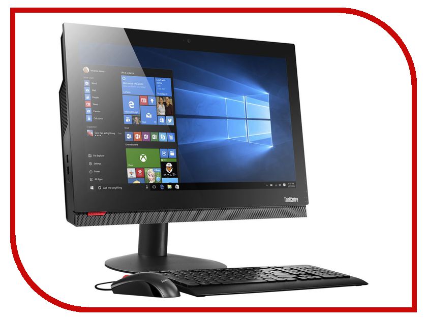 фото Моноблок Lenovo M810z 10NY001BRU (Intel Core i5-6500 3.2 GHz/8192Mb/1000Gb/DVD-RW/Intel HD Graphics/Wi-Fi/Cam/21.5/1920x1080/Windows 7 Pro + Windows 10 Pro)