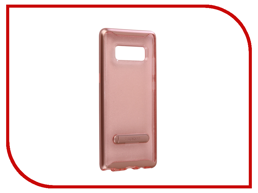 фото Аксессуар Чехол Spigen для Samsung Galaxy Note 8 Crystal Hybrid Glitter Pink Quartz 587CS21845