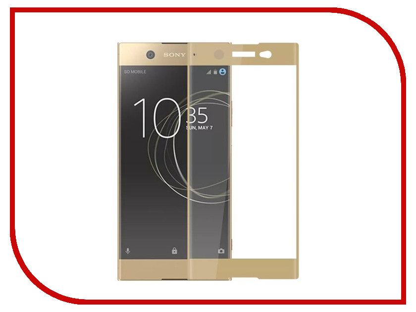 

Аксессуар Защитное стекло Mobius для Sony Xperia XA1 3D Full Cover Gold
