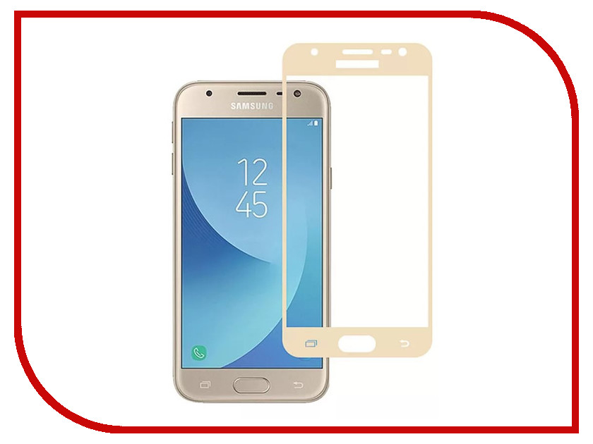 

Аксессуар Защитное стекло Samsung Galaxy J3 2017 Mobius 3D Full Cover Gold