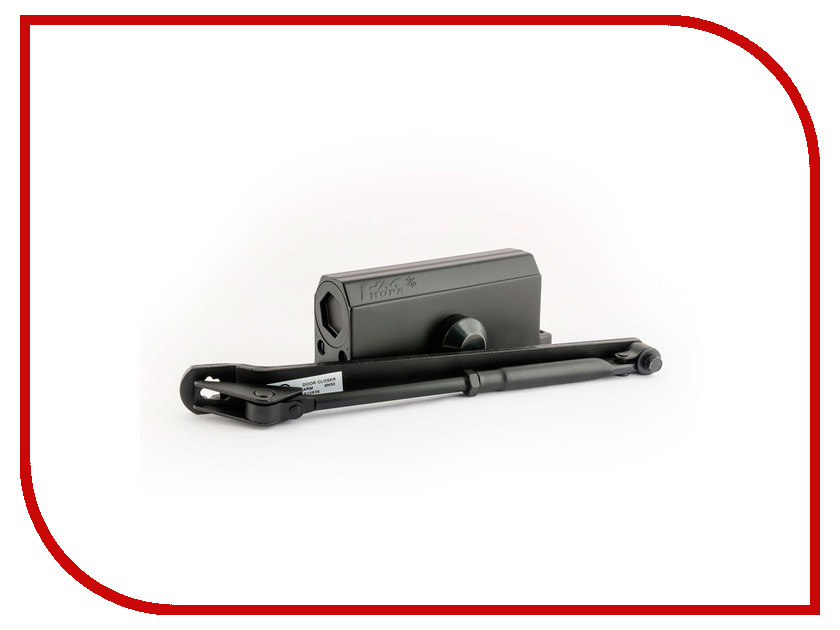 

Доводчик дверной Нора-М №3S F до 80кг Black 16222