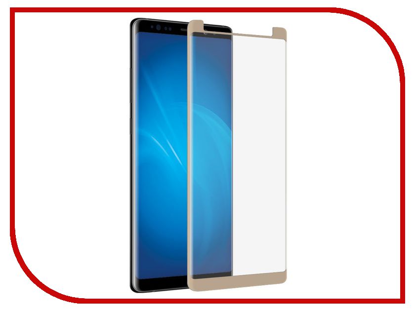 

Аксессуар Закаленное стекло Samsung Galaxy Note 8 DF Full Screen 3D sColor-26 Gold