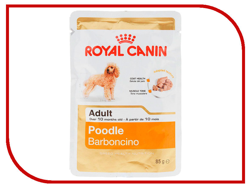 

Корм ROYAL CANIN Adult Poodle Паштет 85g для собак 144012