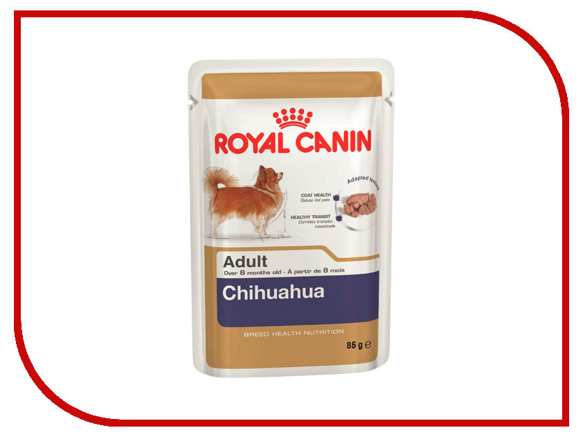 

Корм ROYAL CANIN Adult Chihuahua Паштет 85g для собак 165012 / 1650127