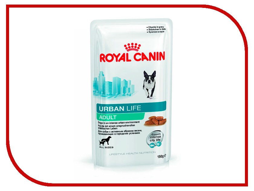

Корм ROYAL CANIN Urban Life 150g для собак соус 792001