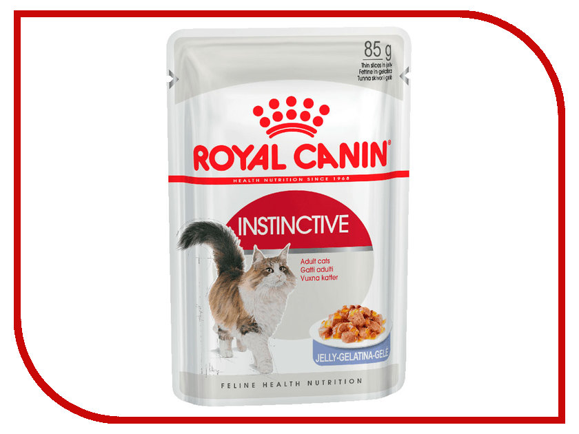 

Корм ROYAL CANIN Instinctive Jelly Кусочки в желе 85g для кошек 483001