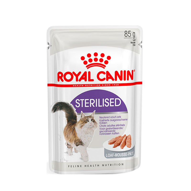 

Корм ROYAL CANIN Sterilised Кусочки в желе 85g для кошек для стерилизованных кошек 787001, Sterilised Кусочки в желе