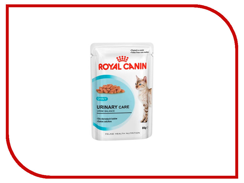 

Корм ROYAL CANIN Urinary Care Кусочки в соусе 85g для кошек 799001, Urinary Care Кусочки в соусе