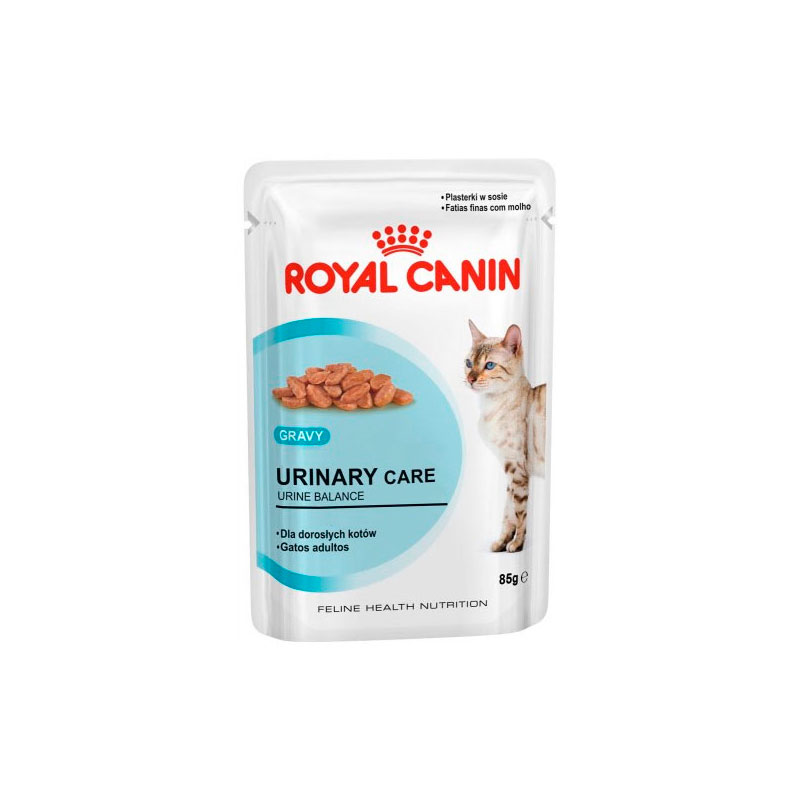 

Корм ROYAL CANIN Urinary Care Кусочки в соусе 85g для кошек 799001, Urinary Care Кусочки в соусе